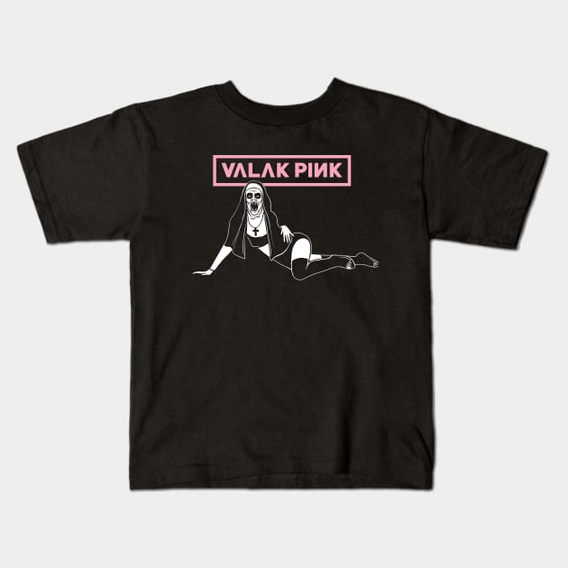 valak pink Kids T-Shirt by art of gaci